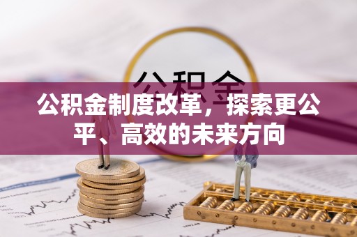 南投市公积金制度改革，探索更公平、高效的未来方向