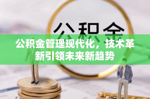 南投市公积金管理现代化，技术革新引领未来新趋势