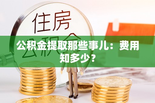 南投市公积金提取那些事儿：费用知多少？