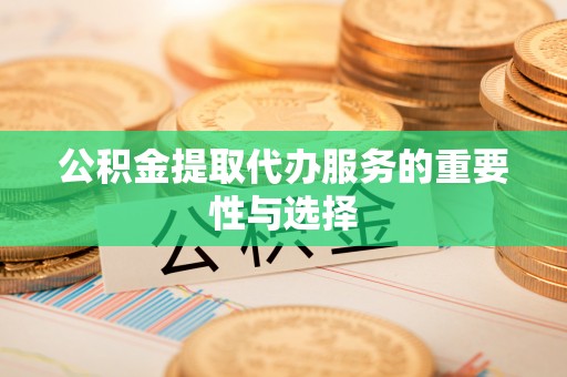 南投市公积金提取代办服务的重要性与选择