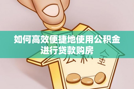 南投市如何高效便捷地使用公积金进行贷款购房